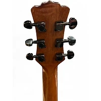 Used Luna gypsy zebra Natural Acoustic Electric Guitar