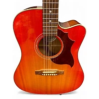 Used Gibson Hummingbird 2 Tone Sunburst Acoustic Electric Guitar