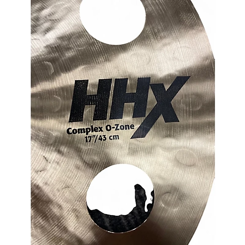 Used SABIAN 17in hhx complex o-zone Cymbal