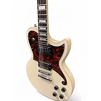 Used D'Angelico Premier Atlantic White Solid Body Electric Guitar