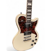 Used D'Angelico Premier Atlantic White Solid Body Electric Guitar