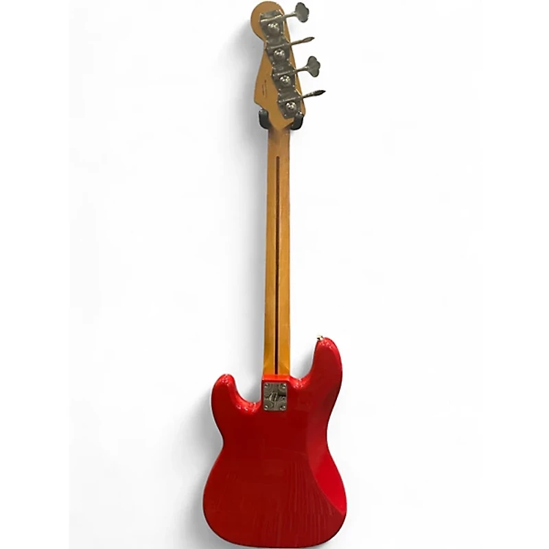 Used Fender Vintera 50s Precision Bass Fiesta Red Electric Bass Guitar