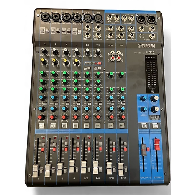 Used Yamaha MG12 Unpowered Mixer
