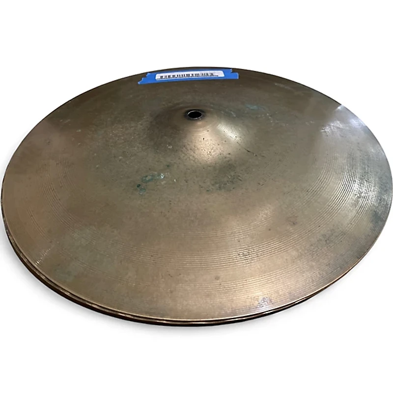Used Zildjian 14in A Custom Mastersound Hi Hat Pair Cymbal