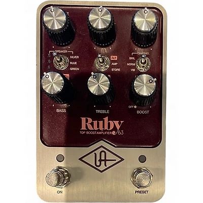 Used Universal Audio ruby Effect Pedal