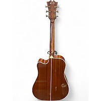 Used D'Angelico Premier Delancey Cutaway Dreadnought RED Acoustic Electric Guitar