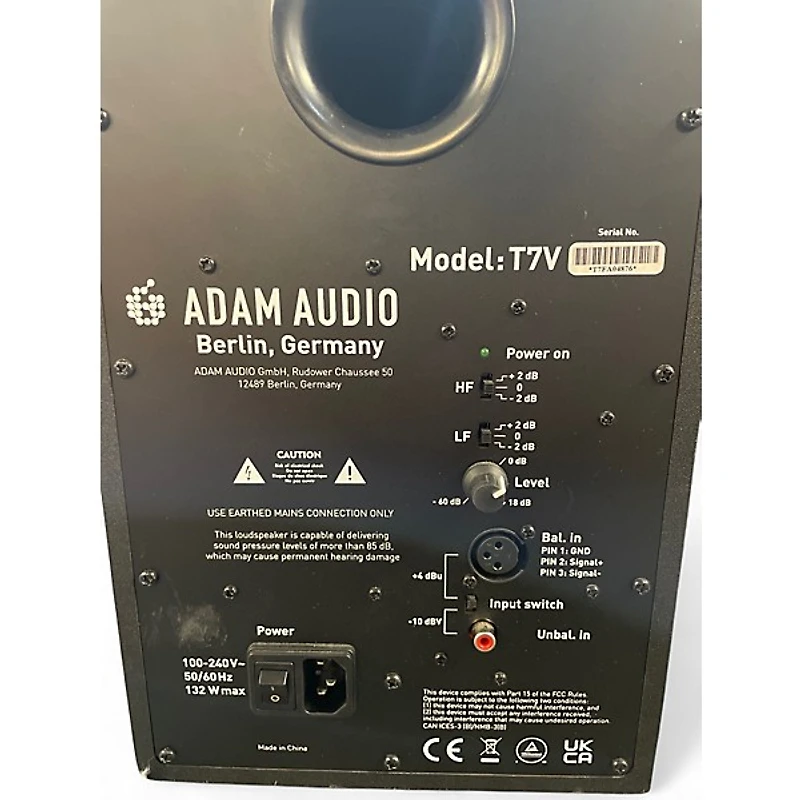 Used ADAM Audio T7V PAIR Powered Monitor