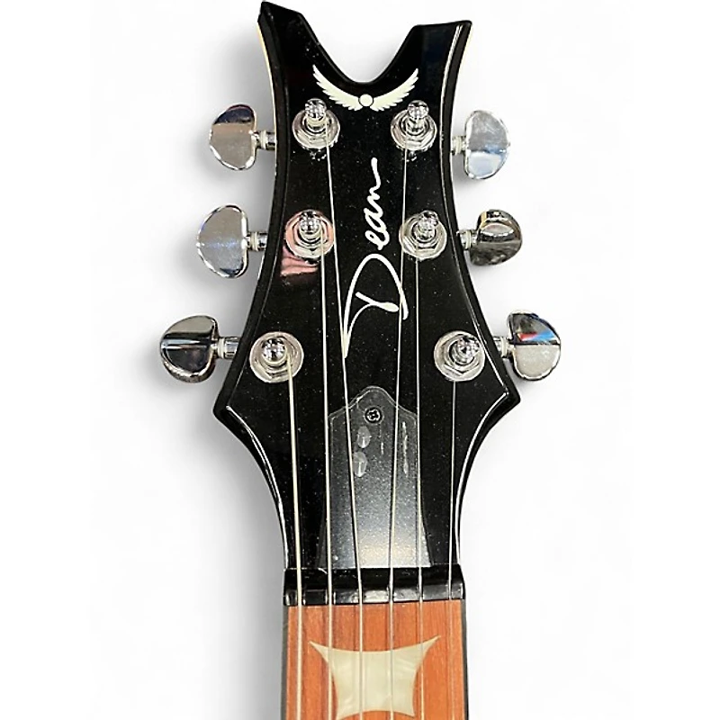 Used Dean Icon X Black Solid Body Electric Guitar