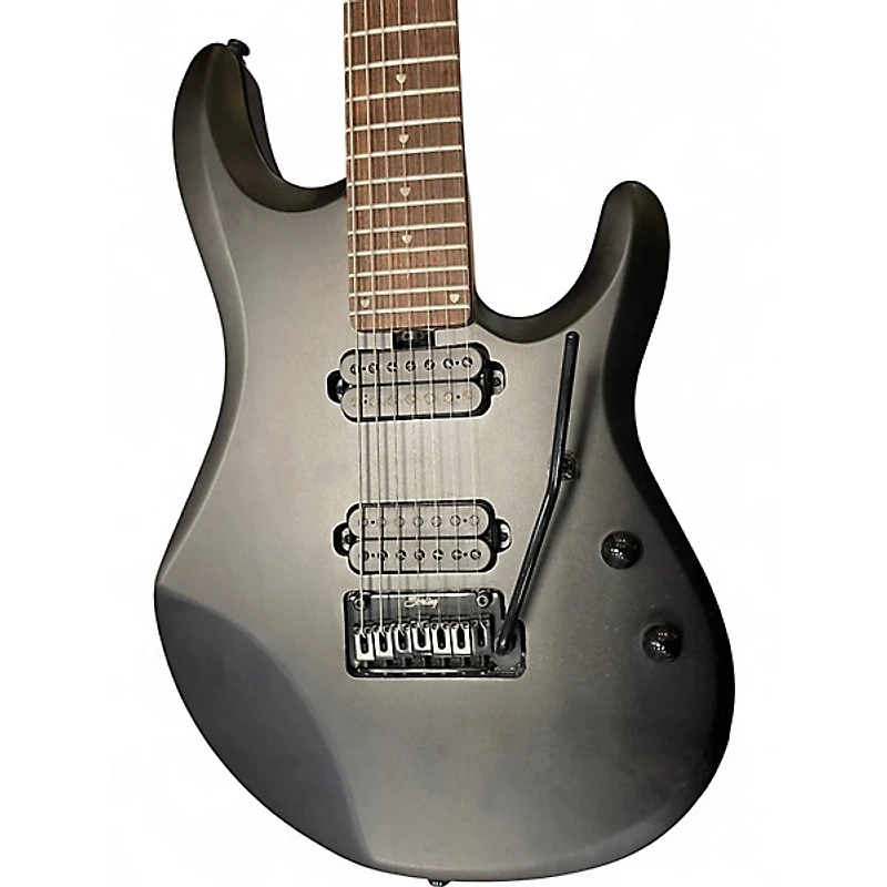 Used Sterling by Music Man JP70 John Petrucci Signature STEALTH BLACK Solid Body Electric Guitar