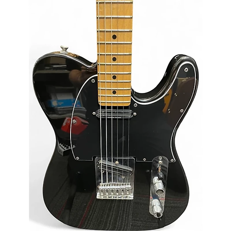 Used Fender Player Telecaster Black Solid Body Electric Guitar