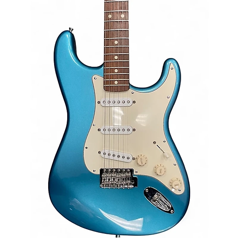 Used Fender Player Plus Stratocaster Blue Solid Body Electric Guitar