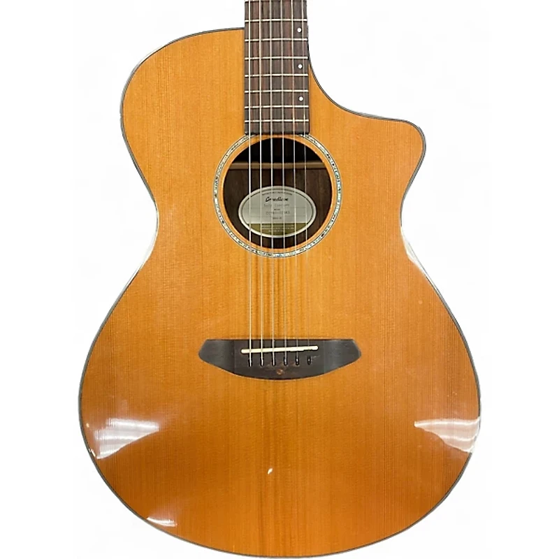 Used Breedlove Solo Concert Natural Acoustic Electric Guitar
