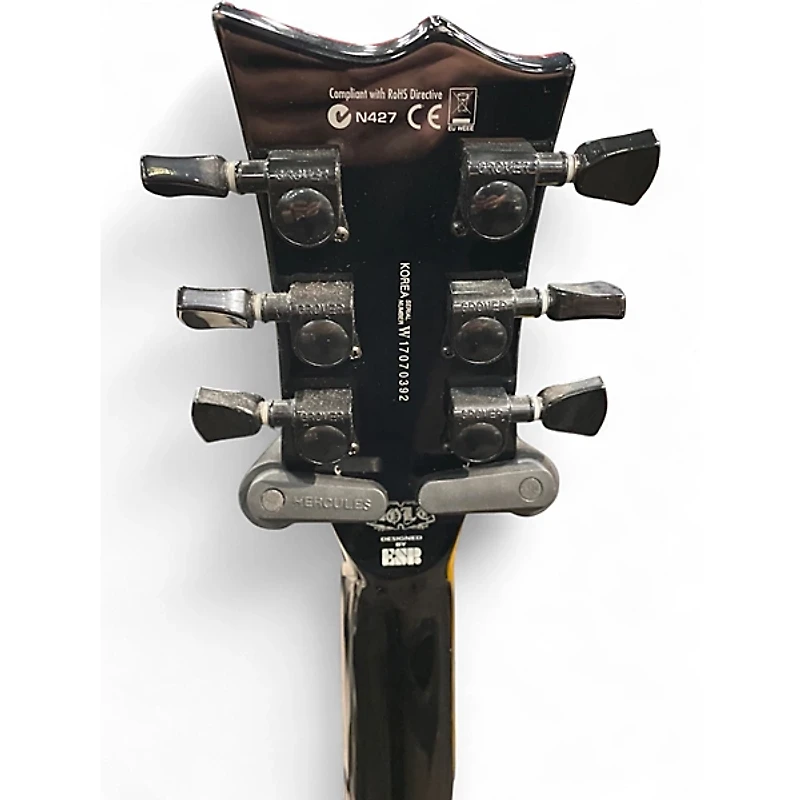 Used ESP LTD GH200 Black Solid Body Electric Guitar