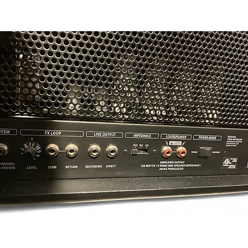 Used Bugera 1990 120W Tube Guitar Amp Head