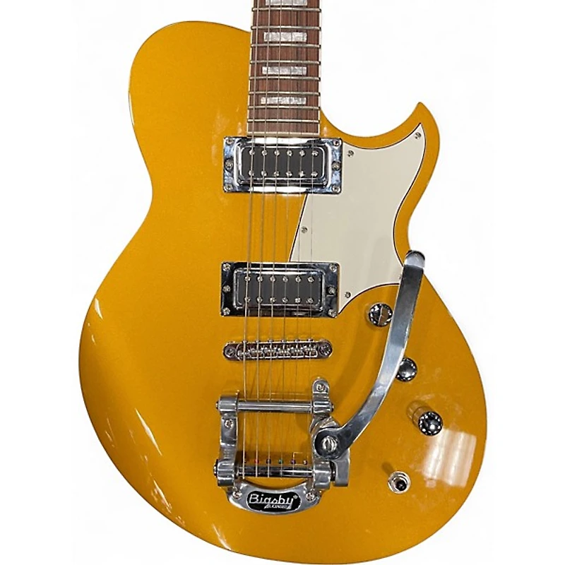 Used Reverend CONTENDER Gold Solid Body Electric Guitar