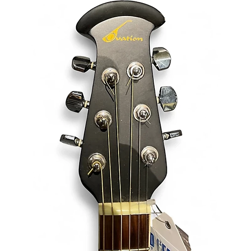 Used Ovation CC057 Black Acoustic Electric Guitar