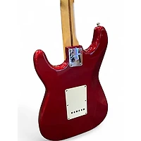 Used Squier Affinity Stratocaster Candy Apple Red Metallic Solid Body Electric Guitar