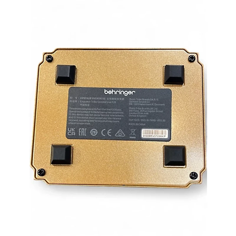 Used Behringer Centaur Overdrive Effect Pedal