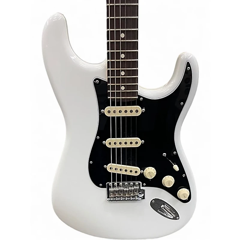 Used Fender American Performer Stratocaster SSS White Solid Body Electric Guitar