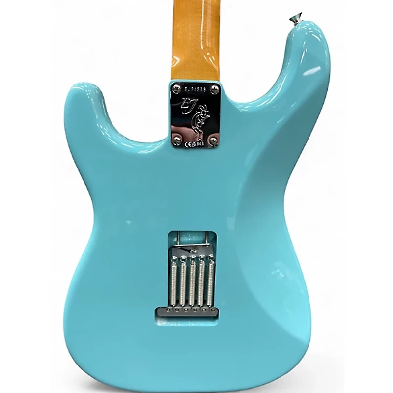 Used Fender Artist Series Eric Johnson Stratocaster Tropical Turquoise Solid Body Electric Guitar