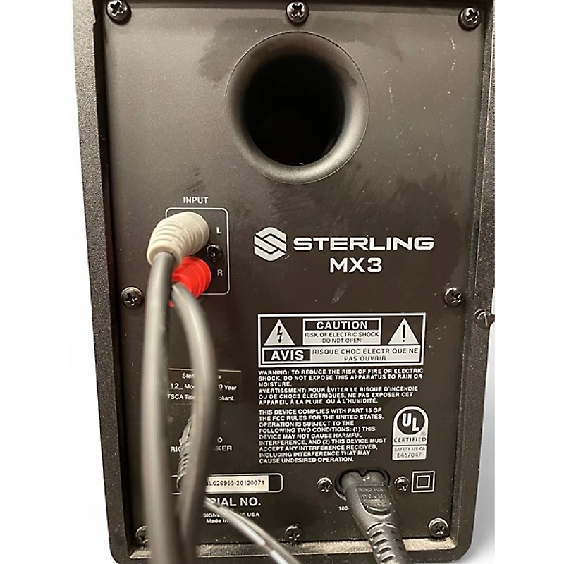 Used Sterling Audio MX3 Pair Powered Monitor