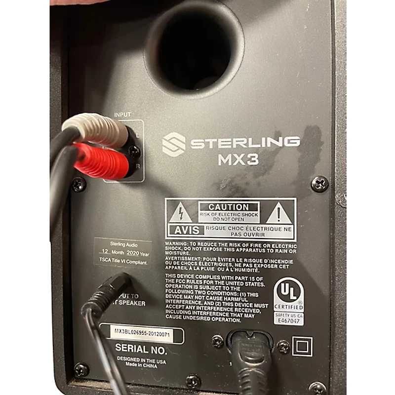 Used Sterling Audio MX3 Pair Powered Monitor