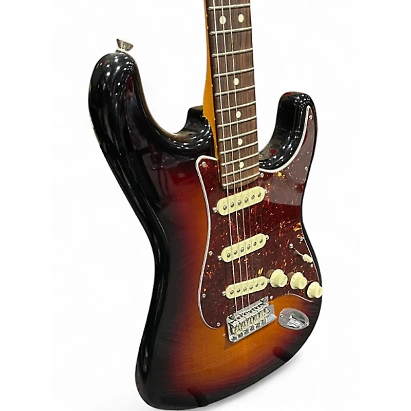 Used Fender American Professional II Stratocaster 2 Tone Sunburst Solid Body Electric Guitar