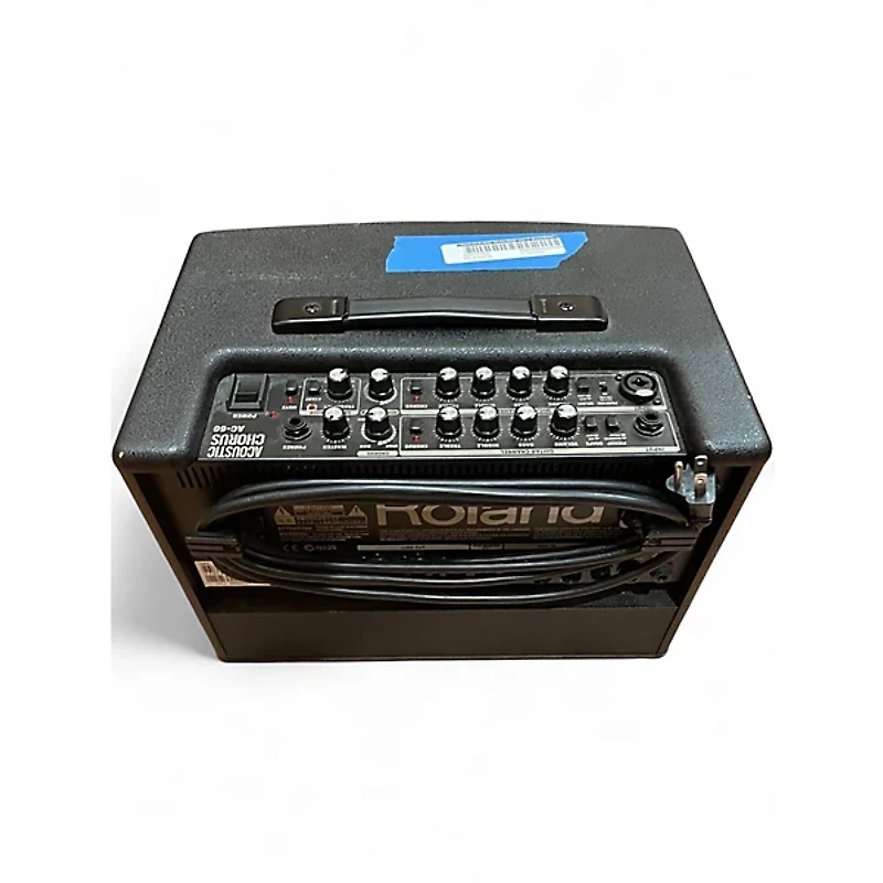 Used Roland AC60 60W 2X6.5 Acoustic Guitar Combo Amp