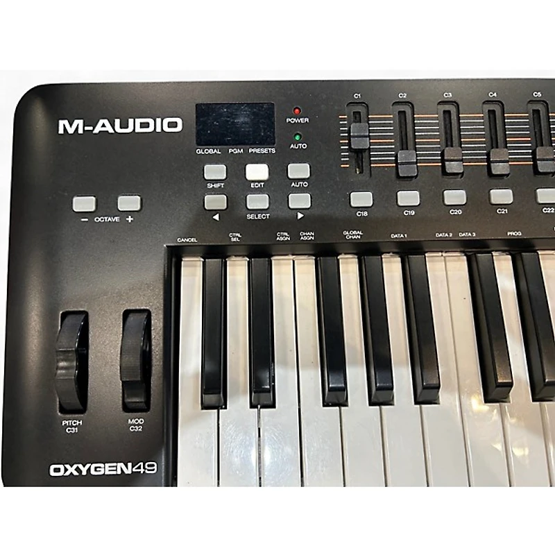 Used M-Audio Oxygen 49 Key MIDI Controller