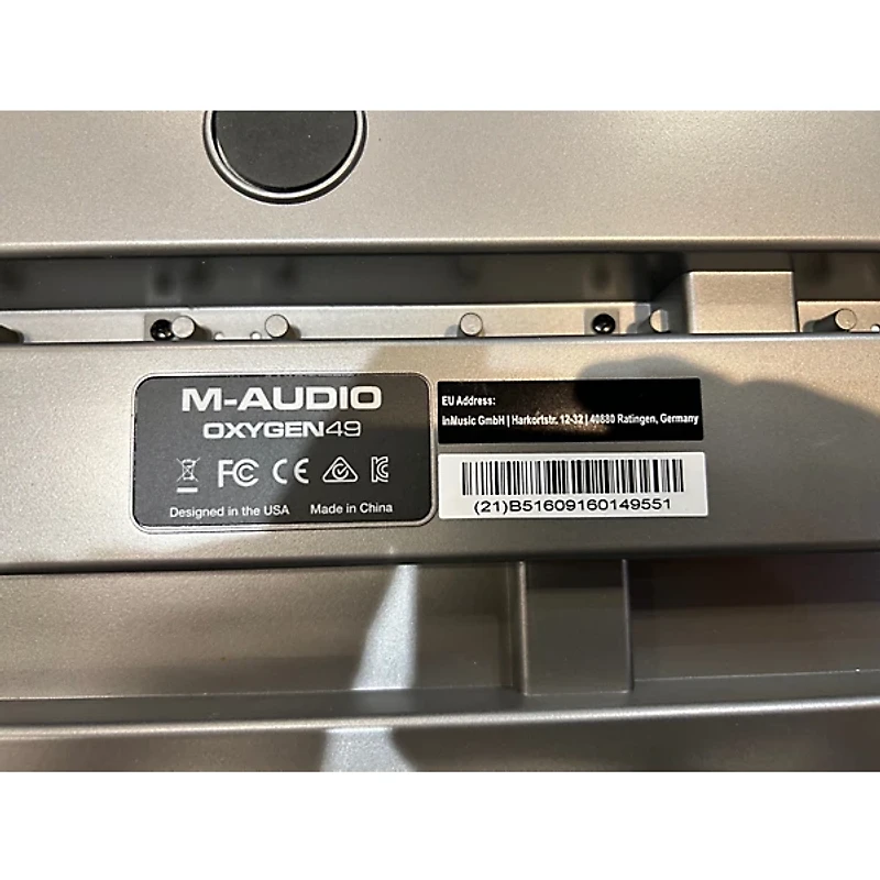 Used M-Audio Oxygen 49 Key MIDI Controller
