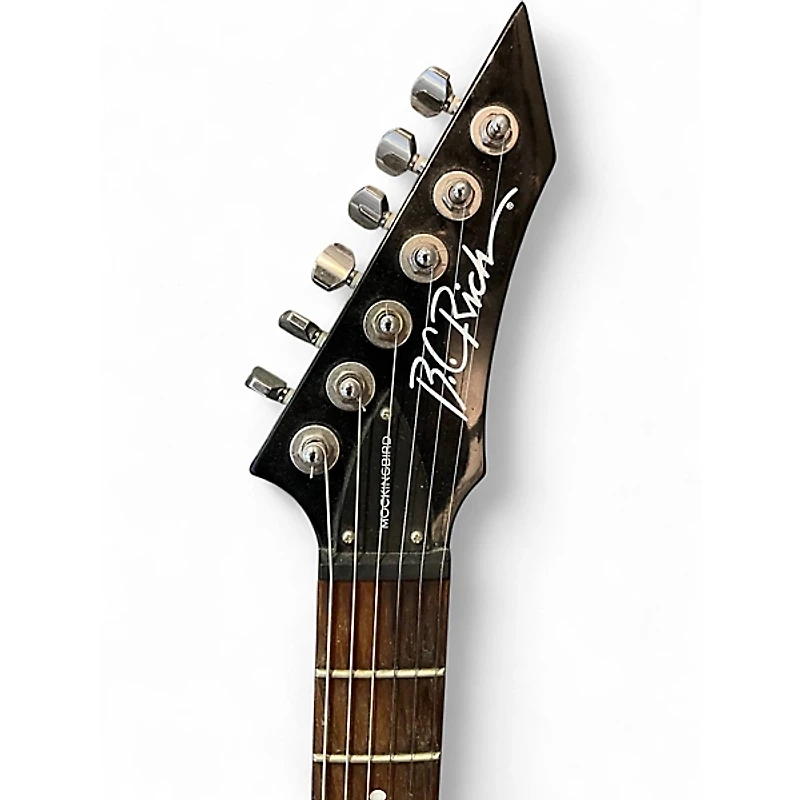 Used B.C. Rich Mockingbird Plus Black Solid Body Electric Guitar