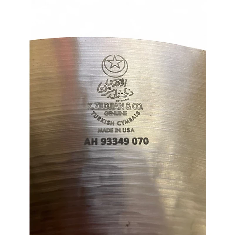 Used Zildjian 16in K Custom Hybrid Crash Cymbal