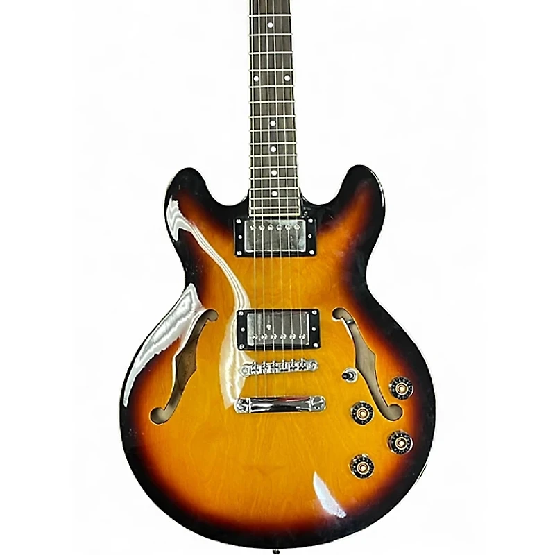 Used Epiphone ES339 Sunburst Hollow Body Electric Guitar