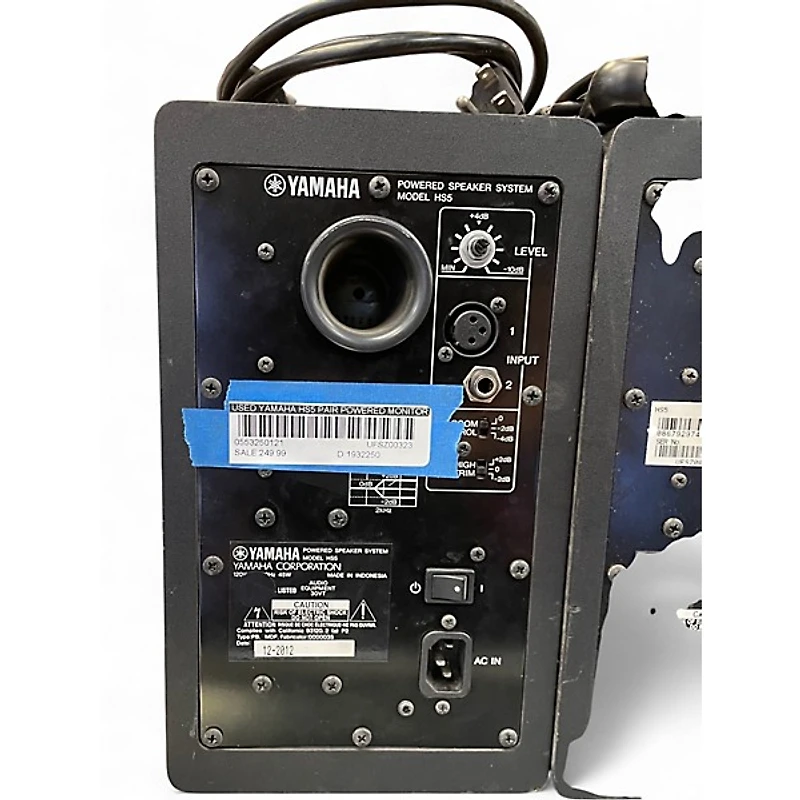 Used Yamaha HS5 Pair Powered Monitor