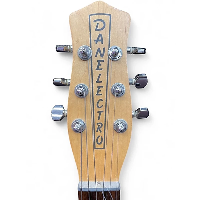 Used Danelectro DC-3 GREEN SPARKLE Solid Body Electric Guitar