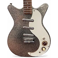 Used Danelectro DC-3 GREEN SPARKLE Solid Body Electric Guitar