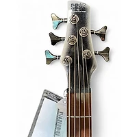 Used Ibanez SR305 5 String Silver Electric Bass Guitar