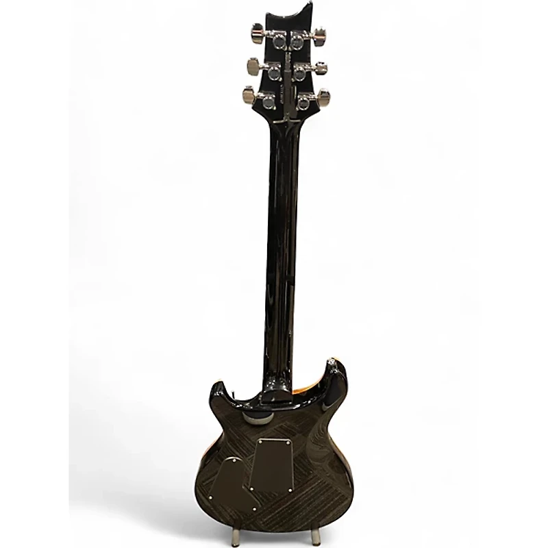 Used PRS SE Custom 24 Floyd Trans Black Solid Body Electric Guitar