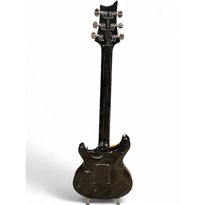 Used PRS SE Custom 24 Floyd Trans Black Solid Body Electric Guitar