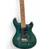 Used PRS SE Swamp Ash Special IRIS BLUE Solid Body Electric Guitar