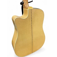 Used Takamine EF350MC Natural Acoustic Electric Guitar