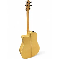 Used Takamine EF350MC Natural Acoustic Electric Guitar