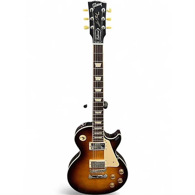 Used Gibson Les Paul Traditional 2 Tone Sunburst Solid Body Electric Guitar