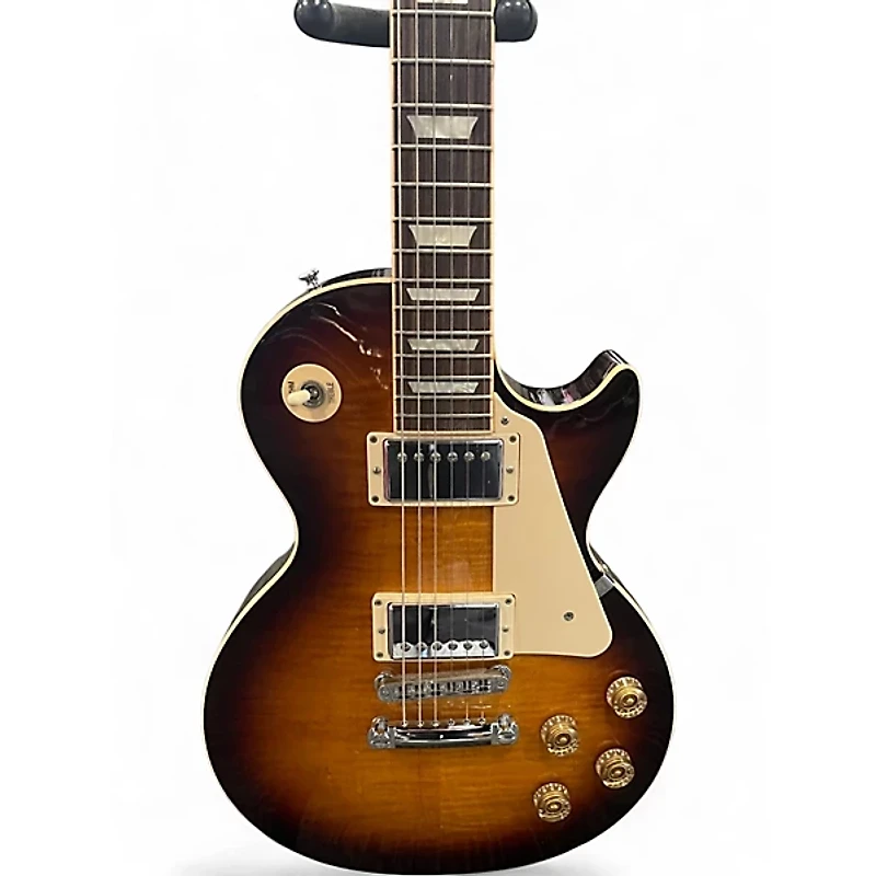 Used Gibson Les Paul Traditional 2 Tone Sunburst Solid Body Electric Guitar