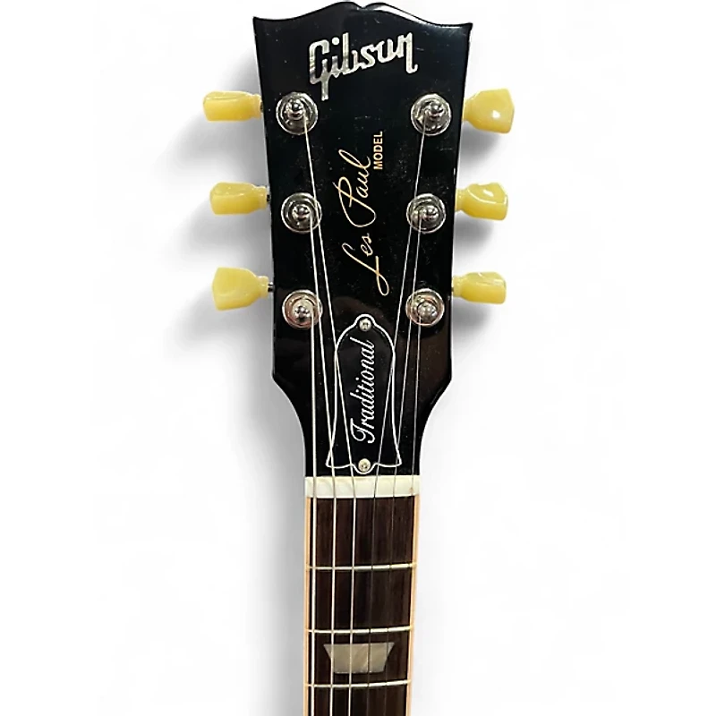 Used Gibson Les Paul Traditional 2 Tone Sunburst Solid Body Electric Guitar