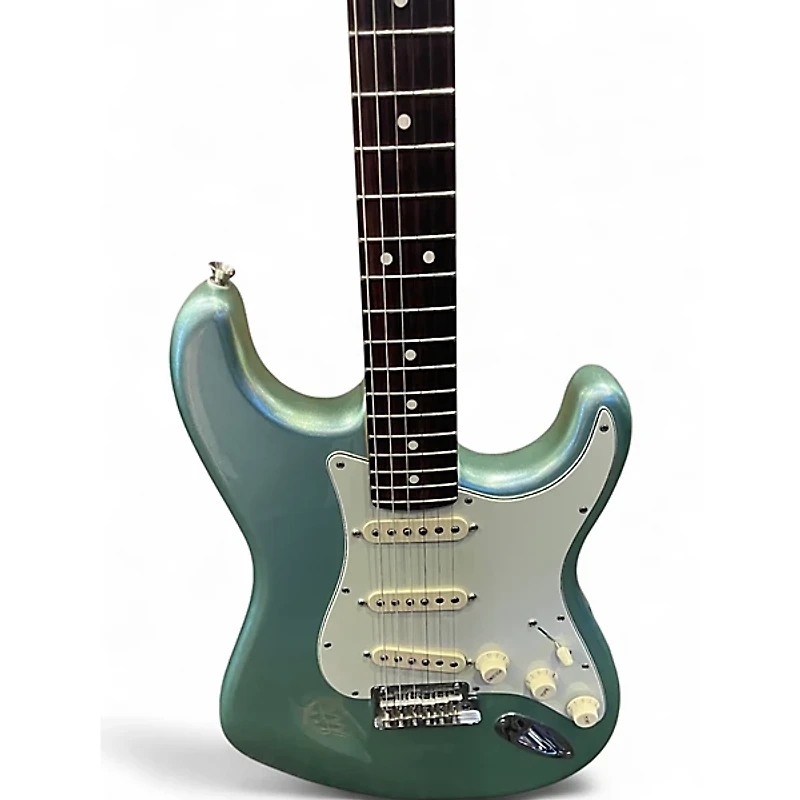 Used Fender American Professional II Stratocaster MYSTIC SURF GREEN Solid Body Electric Guitar