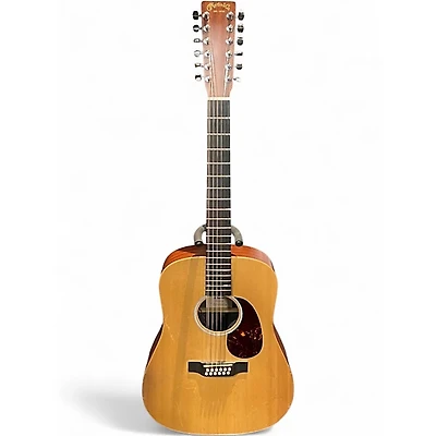 Used Martin X SERIES CUSTOM 12 STRING Natural 12 String Acoustic Electric Guitar