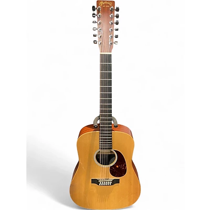 Used Martin X SERIES CUSTOM 12 STRING Natural 12 String Acoustic Electric Guitar
