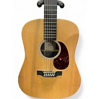 Used Martin X SERIES CUSTOM 12 STRING Natural 12 String Acoustic Electric Guitar