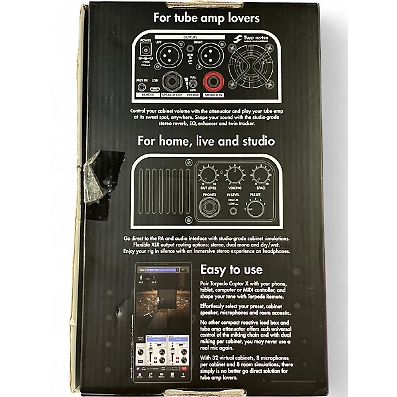 Used Two Notes AUDIO ENGINEERING TORPEDO CAPTOR X Power Attenuator